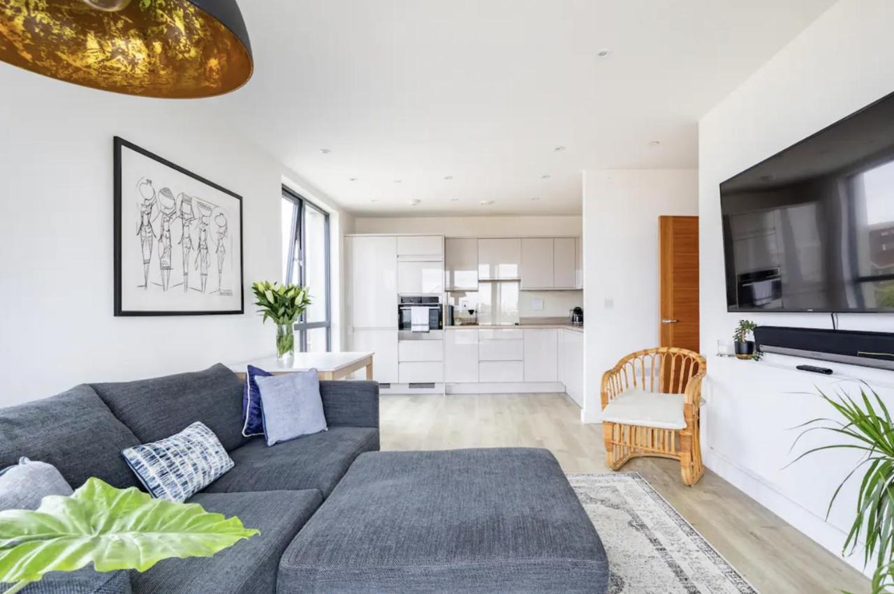 Modern 1 Bed L City Views L Work Space ลอนดอน ภายนอก รูปภาพ