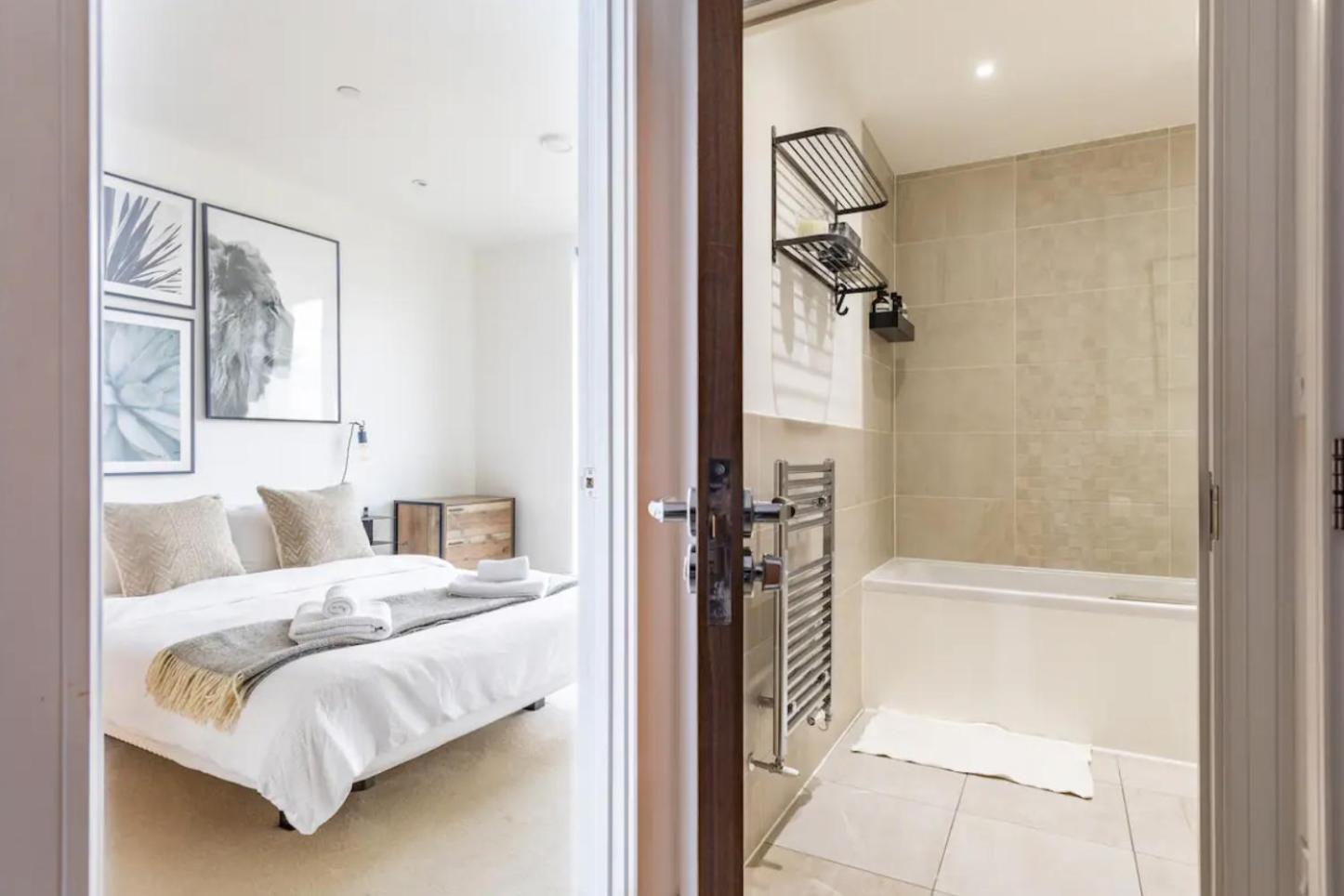 Modern 1 Bed L City Views L Work Space ลอนดอน ภายนอก รูปภาพ